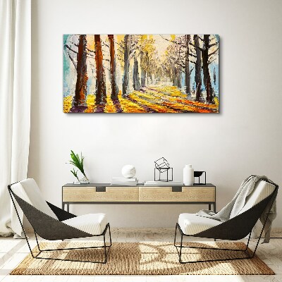 Obraz Canvas Jesenná stromová alej