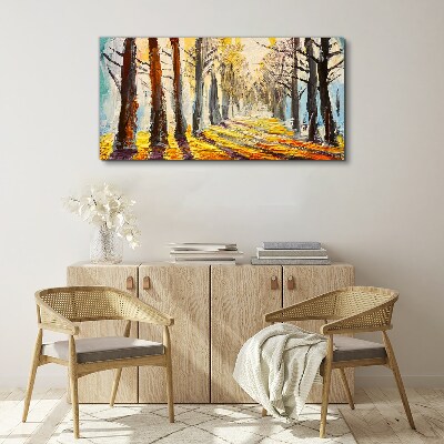 Obraz Canvas Jesenná stromová alej