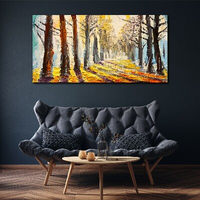 Obraz Canvas Jesenná stromová alej