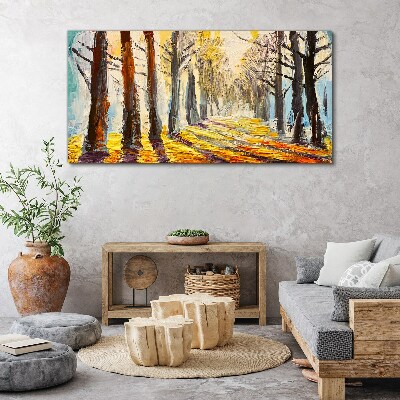 Obraz Canvas Jesenná stromová alej