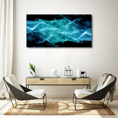 Obraz Canvas Vlna modrého dymu