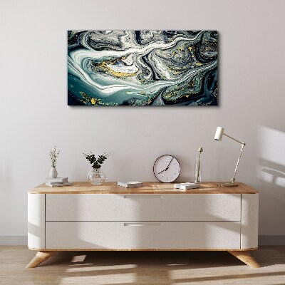 Obraz canvas Zlaté žily v morských hlbinách