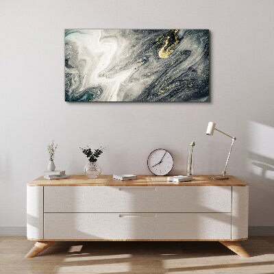 Obraz canvas Zlaté pruhy v morských hlbinách