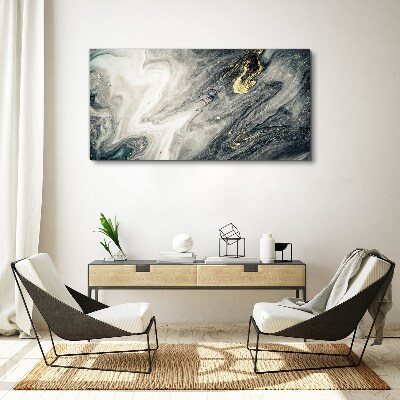 Obraz canvas Zlaté pruhy v morských hlbinách