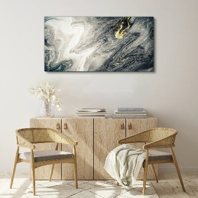 Obraz canvas Zlaté pruhy v morských hlbinách