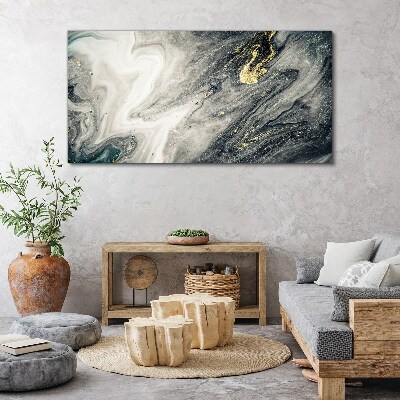 Obraz canvas Zlaté pruhy v morských hlbinách