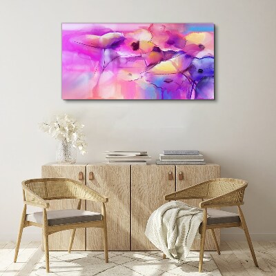 Obraz Canvas Kvetinové sny v odtieňoch ružovej