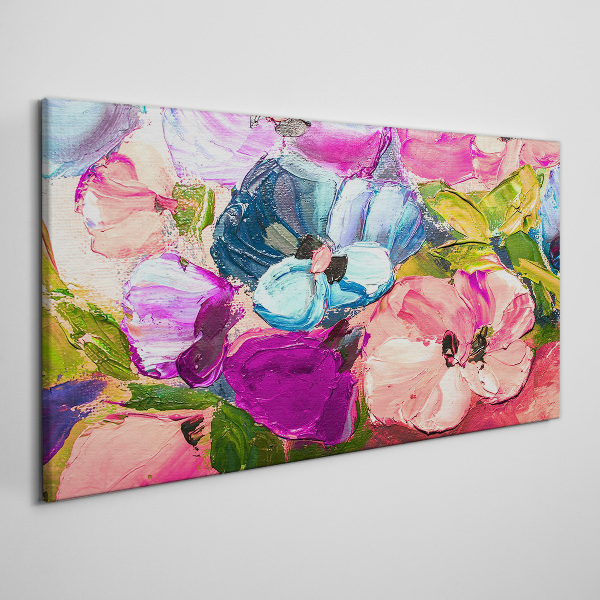 Obraz Canvas Kvetinová vlna farieb