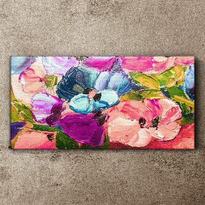 Obraz Canvas Kvetinová vlna farieb