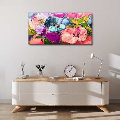 Obraz Canvas Kvetinová vlna farieb