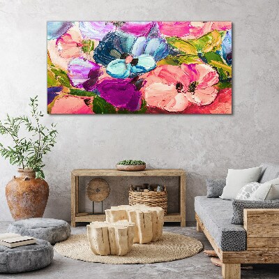 Obraz Canvas Kvetinová vlna farieb