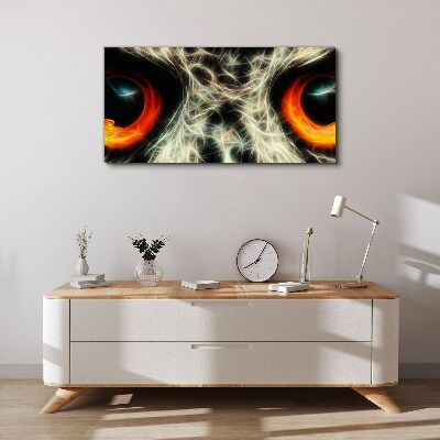 Obraz Canvas Ohnivé oči a tajomstvo