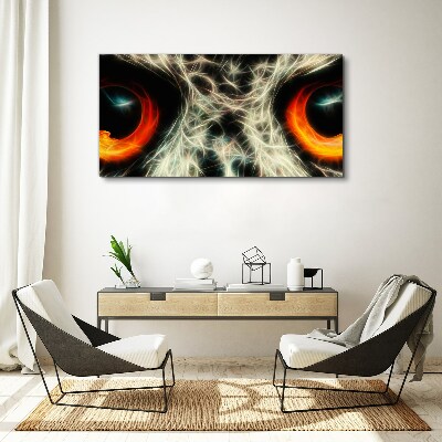 Obraz Canvas Ohnivé oči a tajomstvo