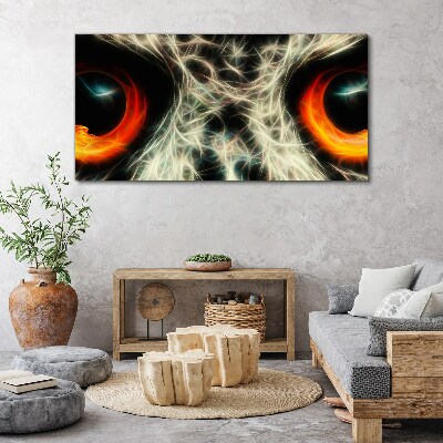 Obraz Canvas Ohnivé oči a tajomstvo