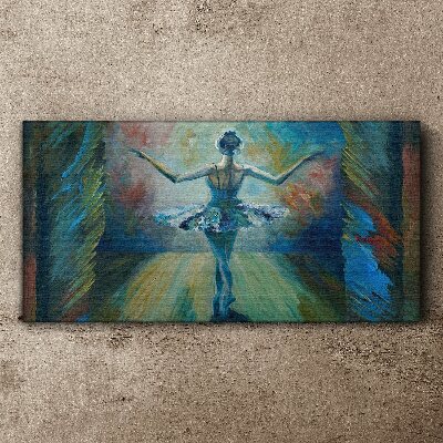 Obraz canvas Abstrakcie baletu tanečnice
