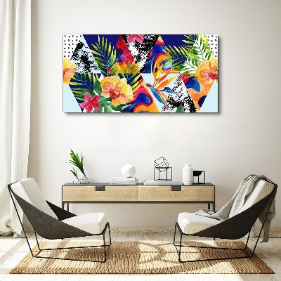Obraz Canvas Tropická mozaika farieb