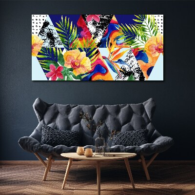 Obraz Canvas Tropická mozaika farieb