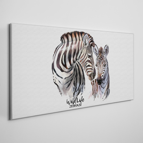 Obraz Canvas Zebra vo voľnej prírode