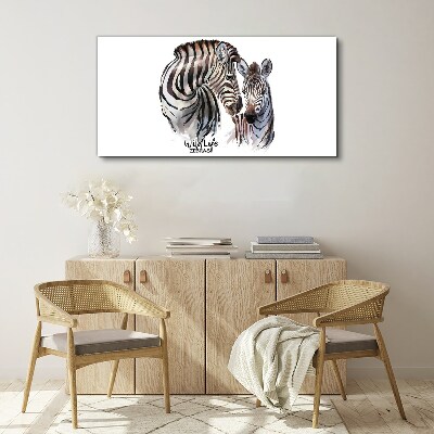 Obraz Canvas Zebra Animal Strips