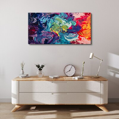 Obraz Canvas Farebná smršť emócií