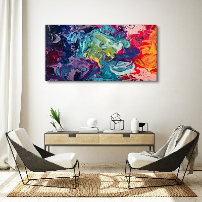 Obraz Canvas Farebná smršť emócií