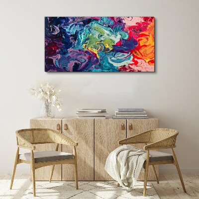 Obraz Canvas Farebná smršť emócií
