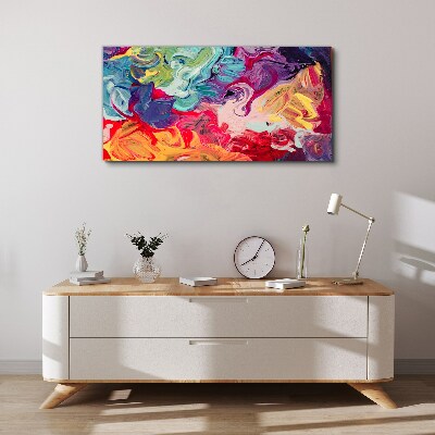 Obraz Canvas Farebná smršť emócií