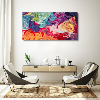 Obraz Canvas Farebná smršť emócií