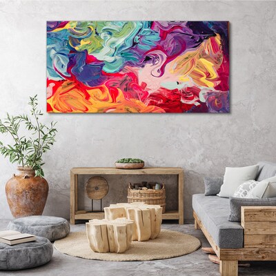 Obraz Canvas Farebná smršť emócií