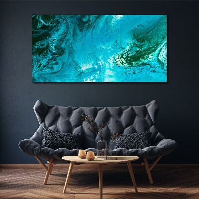 Obraz canvas Vlny oceánu v modrej farbe