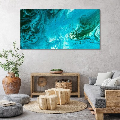 Obraz canvas Vlny oceánu v modrej farbe