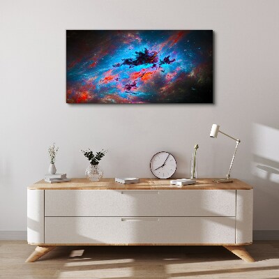 Obraz Canvas Kozmický tanec farieb
