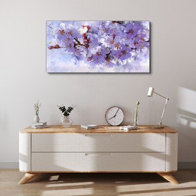 Obraz Canvas Kvetinové potešenie v odtieňoch fialovej