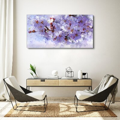 Obraz Canvas Kvetinové potešenie v odtieňoch fialovej