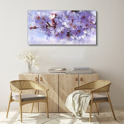 Obraz Canvas Maľovanie vetiev kvety