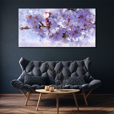 Obraz Canvas Kvetinové potešenie v odtieňoch fialovej