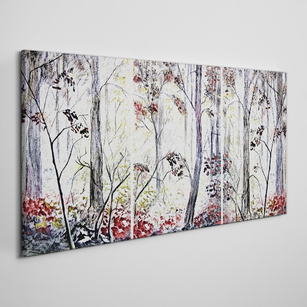 Obraz canvas Lesná hmla