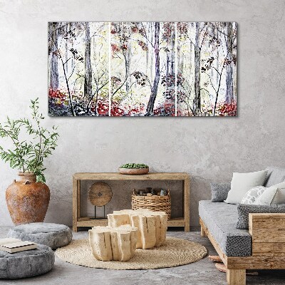 Obraz canvas Lesná hmla