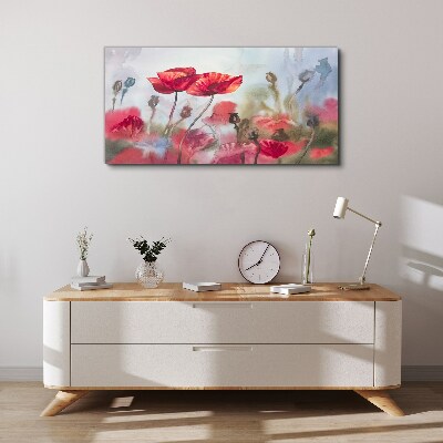 Obraz Canvas Kvetinové sny v pastelových odtieňoch