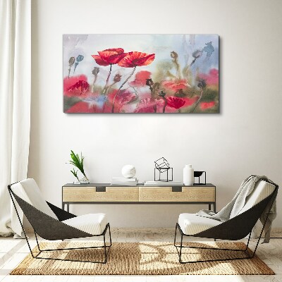 Obraz Canvas Kvetinové sny v pastelových odtieňoch