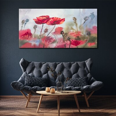 Obraz Canvas Kvetinové sny v pastelových odtieňoch