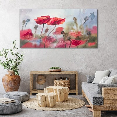 Obraz Canvas Kvetinové sny v pastelových odtieňoch