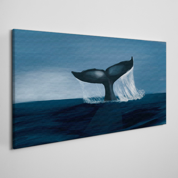 Obraz Canvas Veľrybí vlna v hlbinách oceánu
