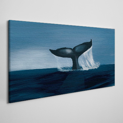 Obraz Canvas Veľrybí vlna v hlbinách oceánu