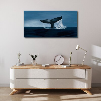 Obraz Canvas Veľrybí vlna v hlbinách oceánu