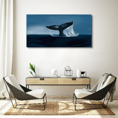 Obraz Canvas Veľrybí vlna v hlbinách oceánu