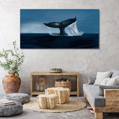 Obraz Canvas Veľrybí vlna v hlbinách oceánu