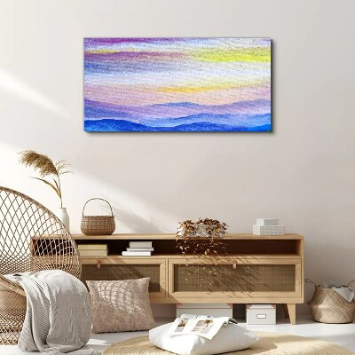 Obraz canvas Ranná krajina v pastelových odtieňoch
