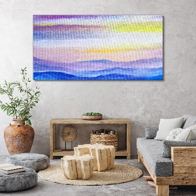 Obraz canvas Ranná krajina v pastelových odtieňoch