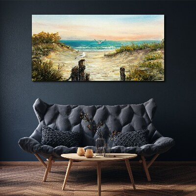Obraz canvas Pobrežie pláže mora